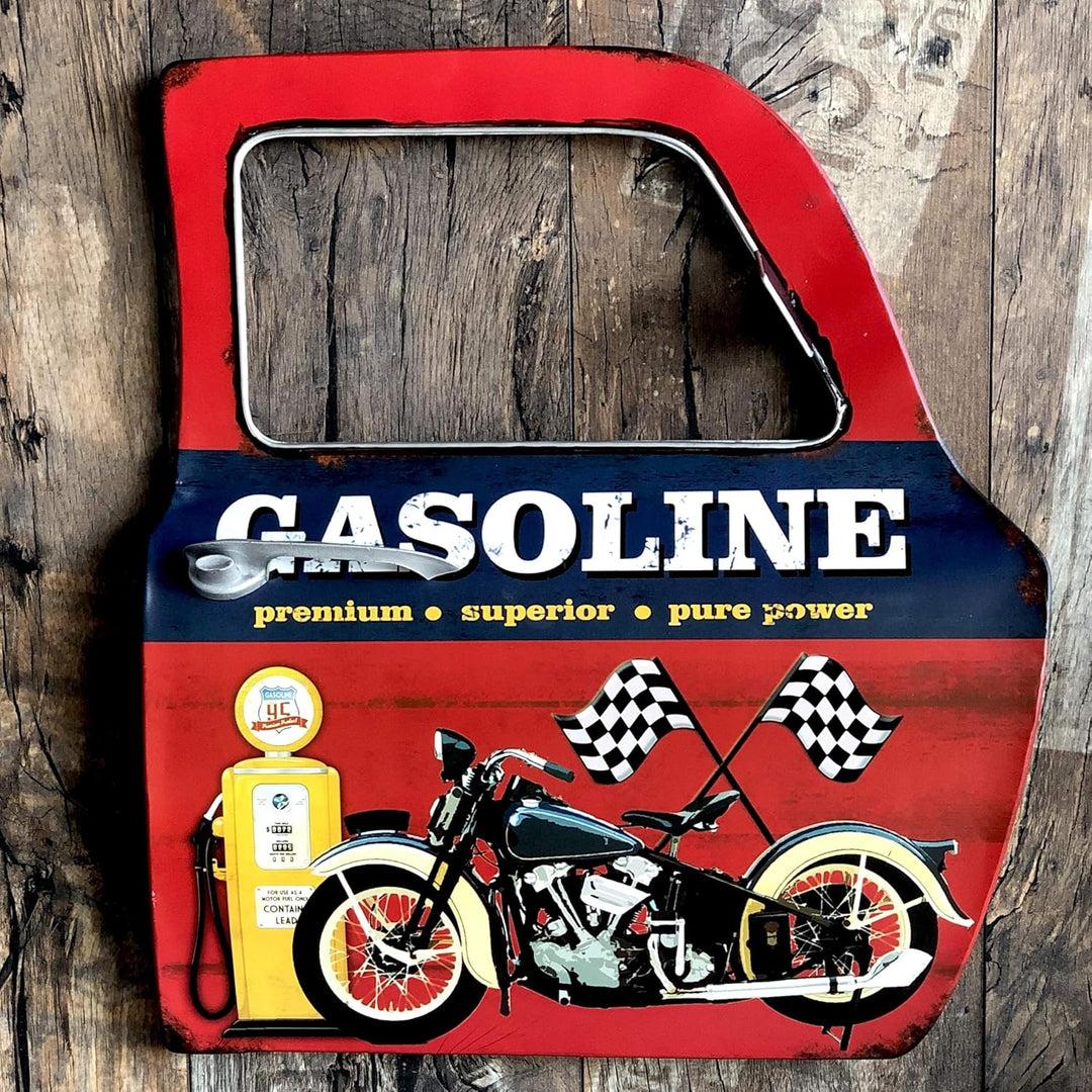 DiiliHiiri Retro-Schild Tür Zeichen Metallhandwerk Zubehör für Zuhause Wandschild im Vintage-Stil De
