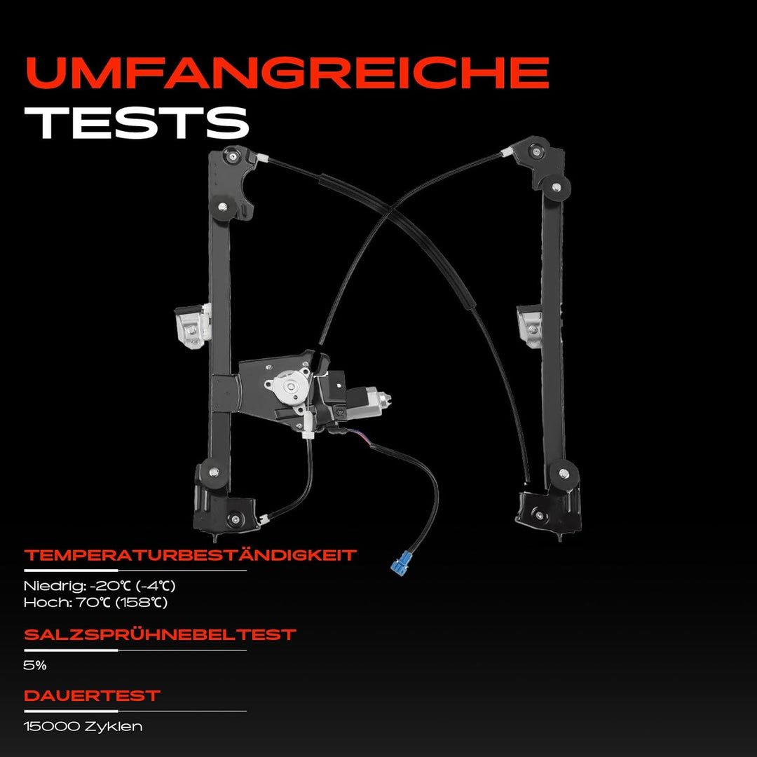Frankberg Fensterheber Mit Motor Vorne Rechts Kompatibel mit Freelander LN L314 1.8L 2.0L 2.5L SUV 1