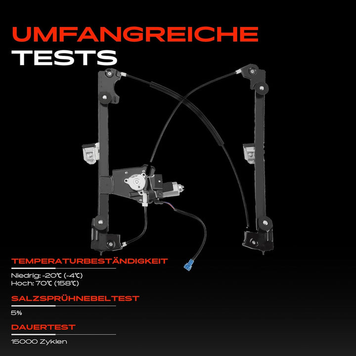 Frankberg Fensterheber Mit Motor Vorne Rechts Kompatibel mit Freelander LN L314 1.8L 2.0L 2.5L SUV 1