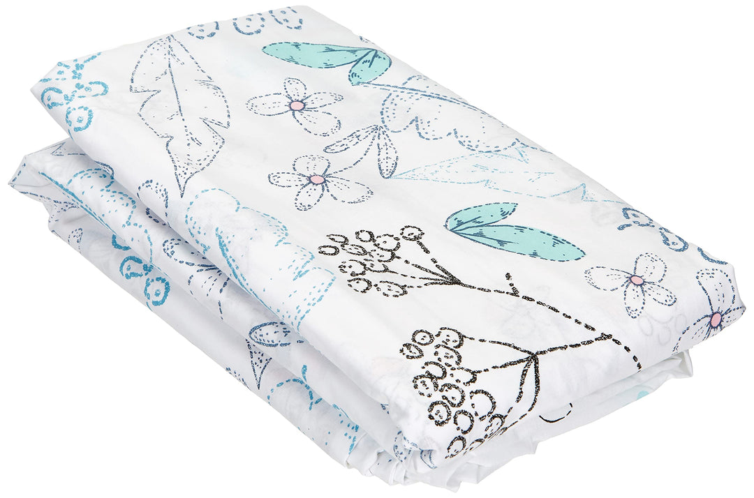 Disney Aristochat Bettwäsche 140 x 200 cm + Kissenbezug 63 x 63 cm, 100% Baumwolle Floralie