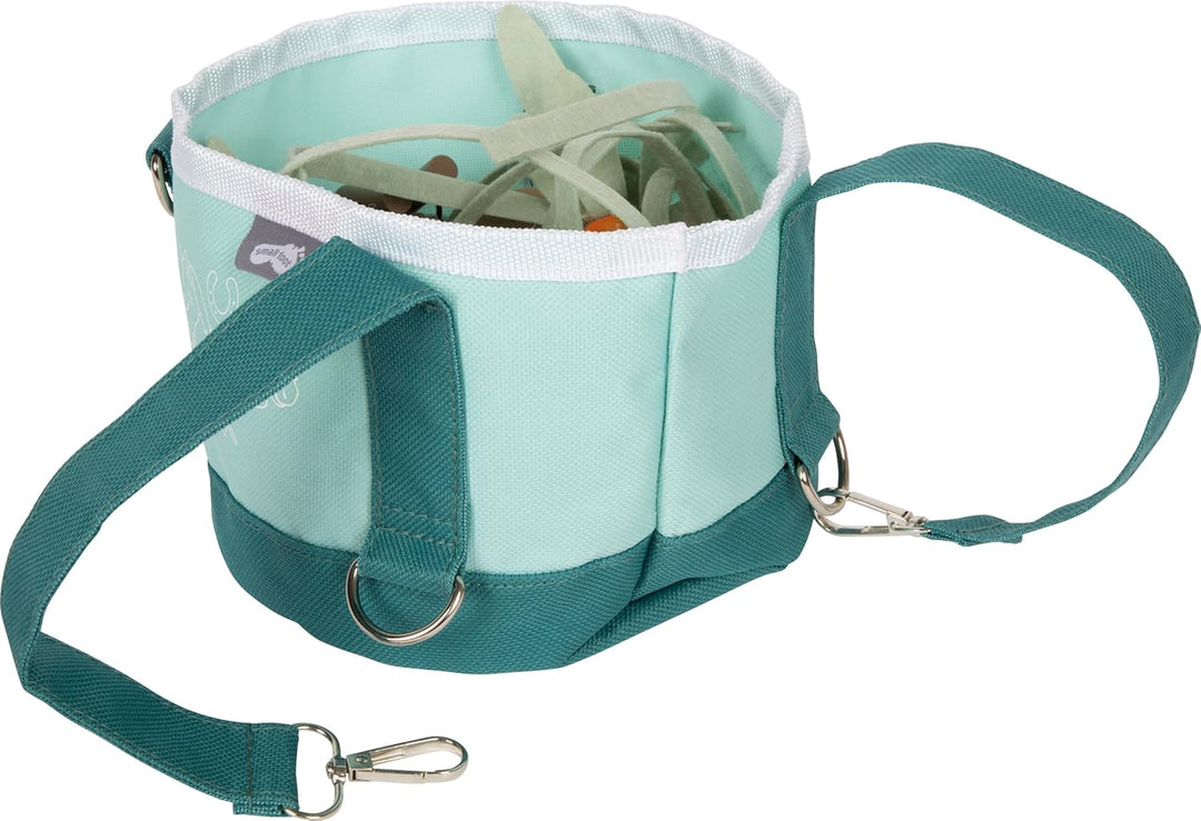 small Foot Pferdefutter Set mit Tasche, Spielset mit Futterzubehör für Hobby Horses und Spielpferde,