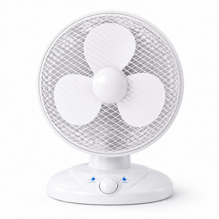 Leiser Tischventilator (30 cm) mit 90° Schwenkfunktion Ventilator – tragbares Design, 3 Leistungsstu