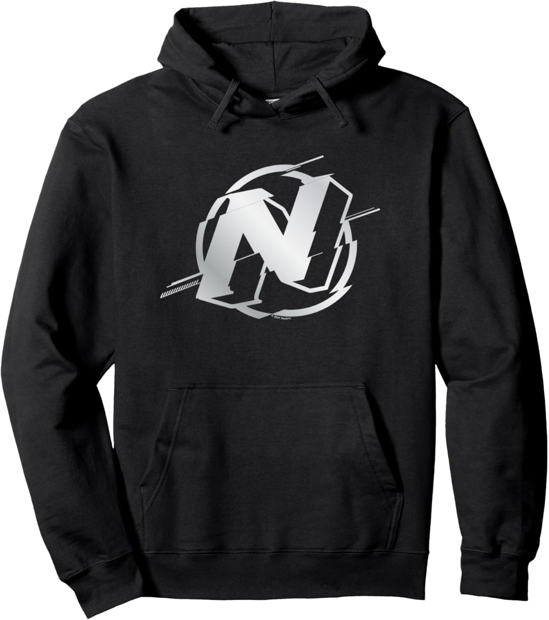 Nerf Chrome Logo Glitch Pullover Hoodie