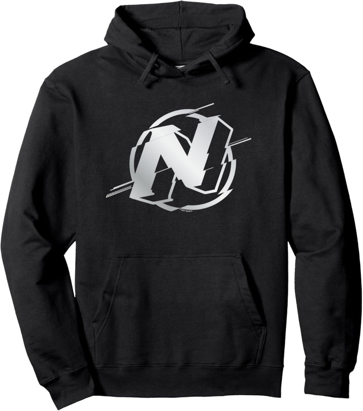 Nerf Chrome Logo Glitch Pullover Hoodie