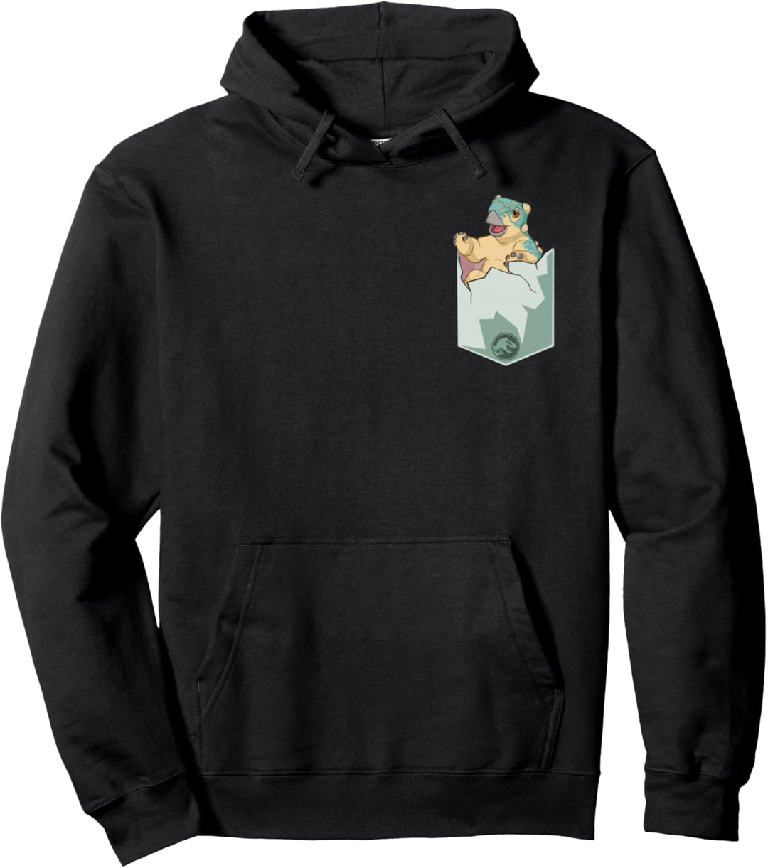 Jurassic World: Camp Cretaceous Bumpy Faux Pocket Pullover Hoodie