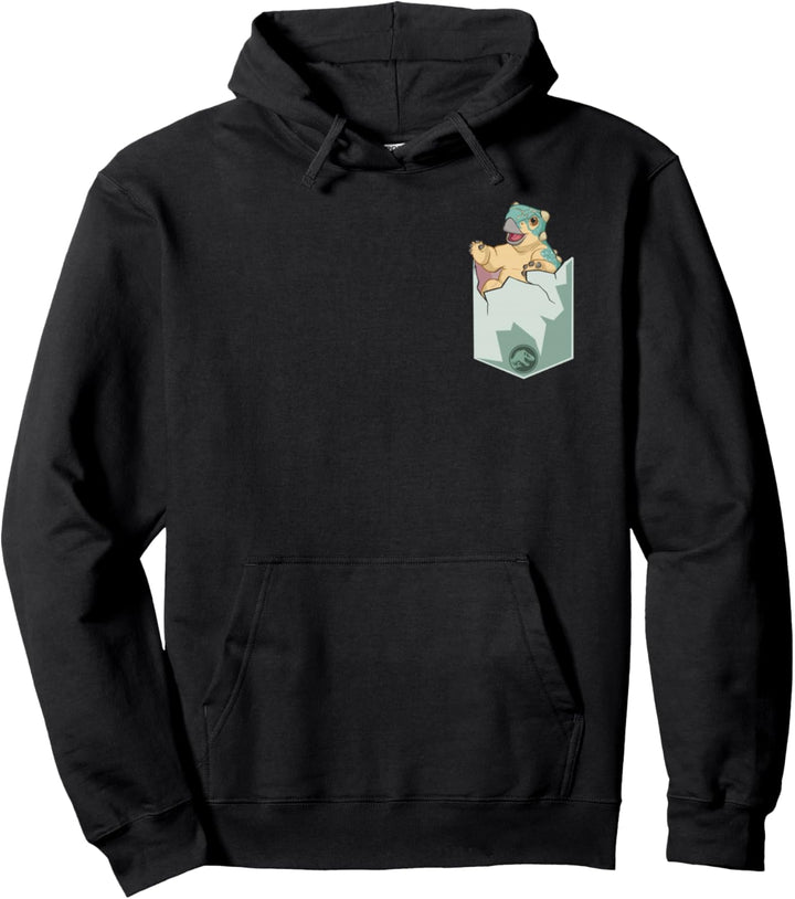 Jurassic World: Camp Cretaceous Bumpy Faux Pocket Pullover Hoodie
