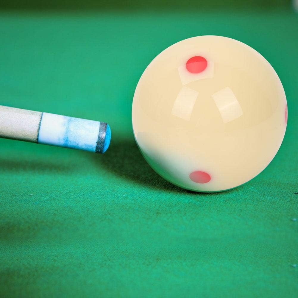 5,72 cm Dot Spot Poolball Billard Trainingsball für Kinder und Erwachsene (weiss)