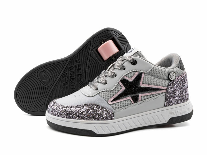 BREEZY ROLLERS Schuhe mit Rollen für Kinder I Rollschuhe-Sneaker Kids I Von Kinder Strassen-Schuhen