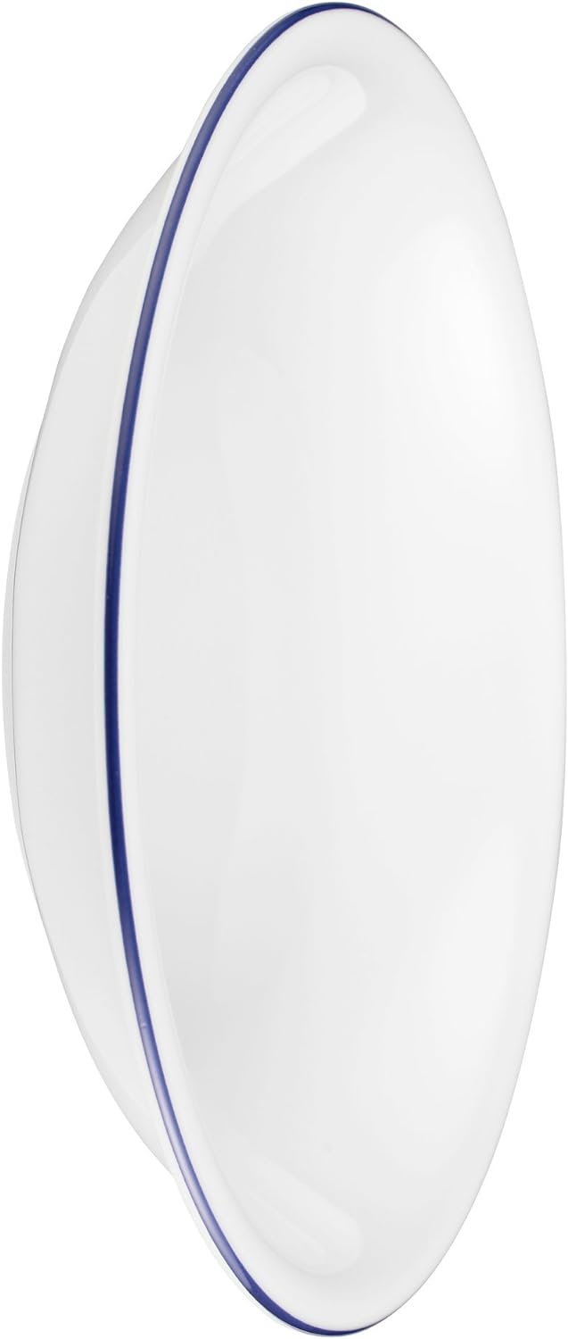 Suppenteller 22 cm Fahne 6 Stück Compact Blaurand 10795 von Seltmann Weiden, 6 Stück
