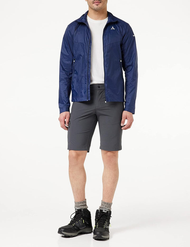 Schöffel Herren Shorts Folkstone, vielseitige kurze Wanderhose mit verstellbarem Bund, Outdoor Hose