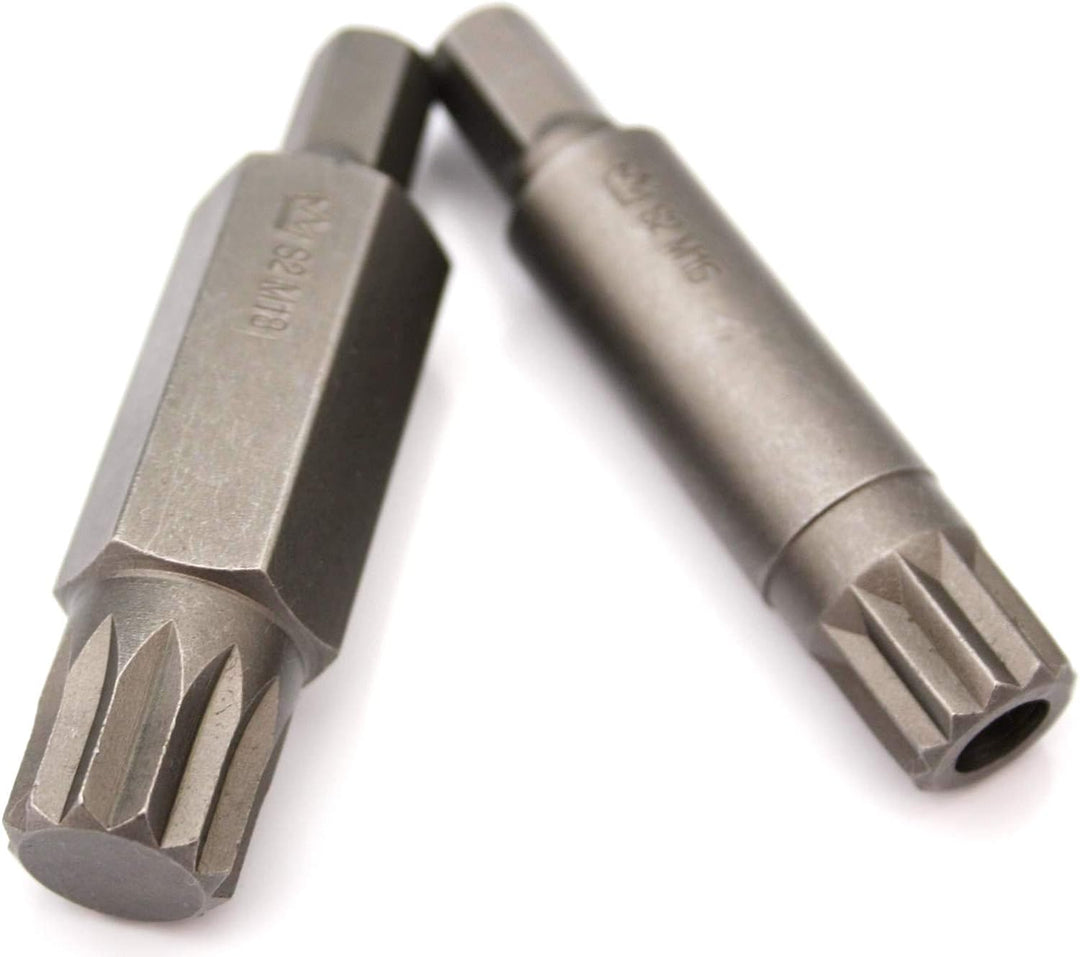 RICHMANN Bit Set 22-tlg. Vielzahn (30, 75mm)- Spline Bit Set M4 M5 M6 M8 M9 M10 M12 M14 M16 M18 + 2