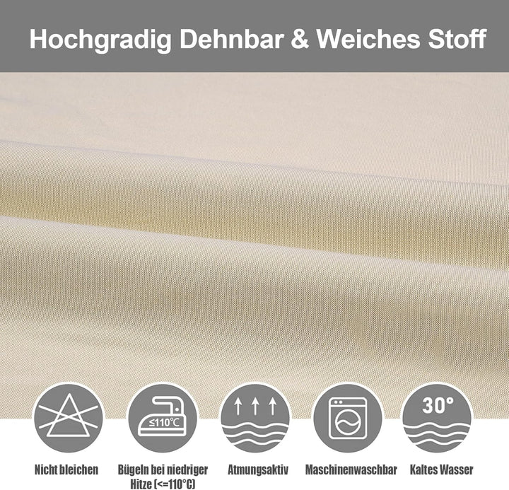 Yugarlibi Stuhlhussen 4er Set Stretch Stuhlhussen Schwingstuhl Elastische Hussen Stuhlbezug Abnehmba