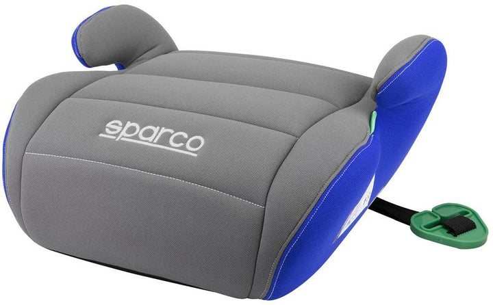 Sparco Booster Seat 125-150 I-SIZE R129 Autositzerhöhung für Kinder Grau und Blau, Grau und Blau