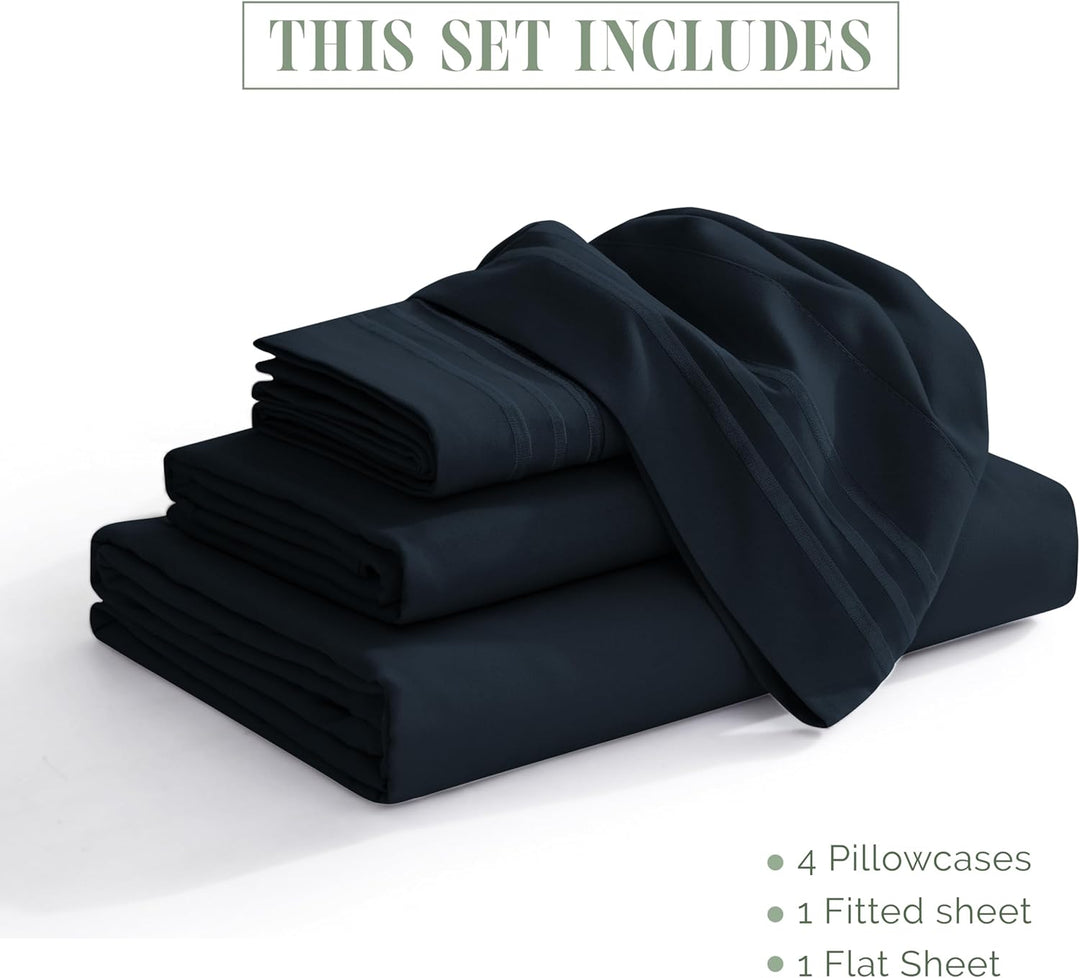 Elegant Comfort Bettwäsche-Set, luxuriös, weich, Fadenzahl 1500, ägyptische Qualität, Knitter- und l