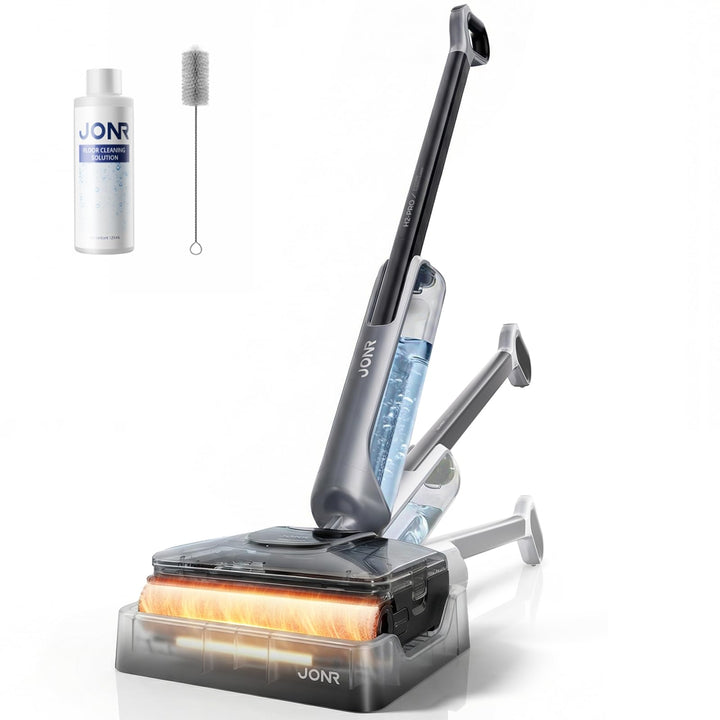 JONR 20000 Pa H2 PRO Nass-Trockensauger, Innovatives Geruchsfreies Design, Heisswasser-Reinigung,150