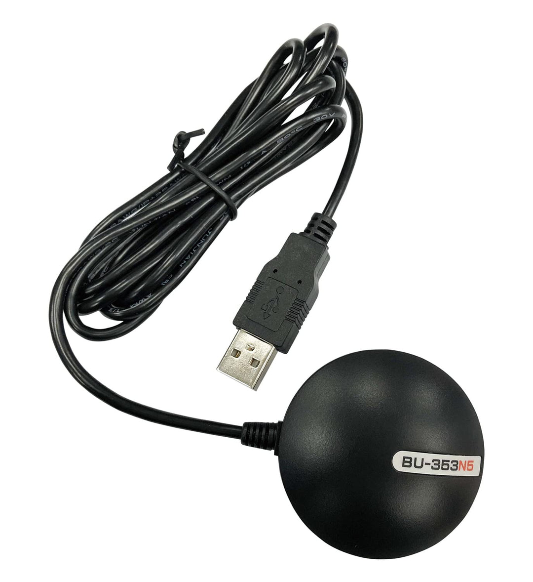 GlobalSat BU-353N5 USB-GNSS-Empfänger, Schwarz, Schwarz