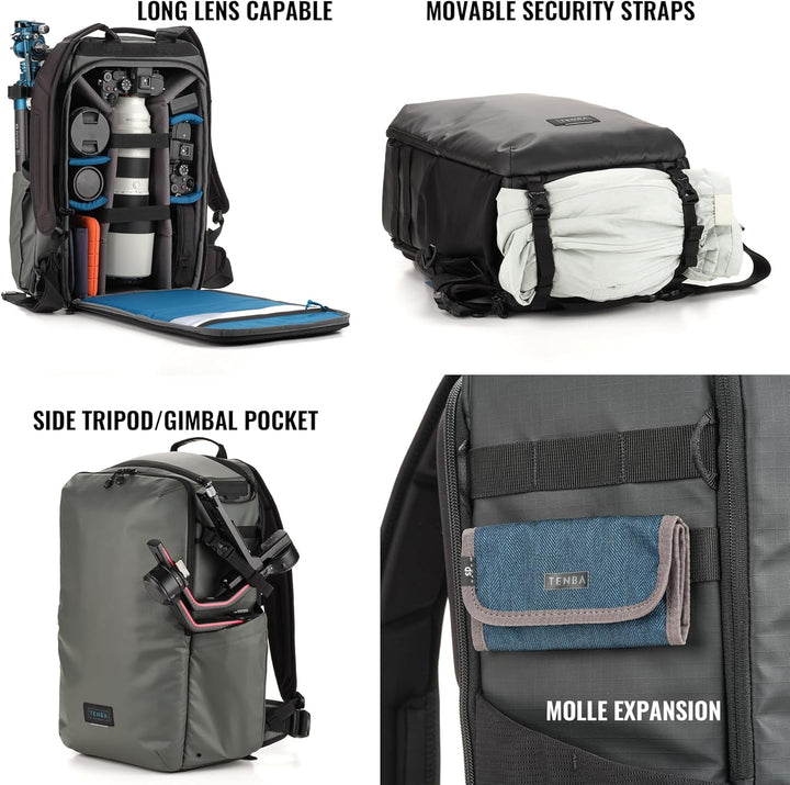 Tenba Solstice v2 Family v2 20L Rucksack Rucksack Grau, v2 20L Rucksack Rucksack Grau