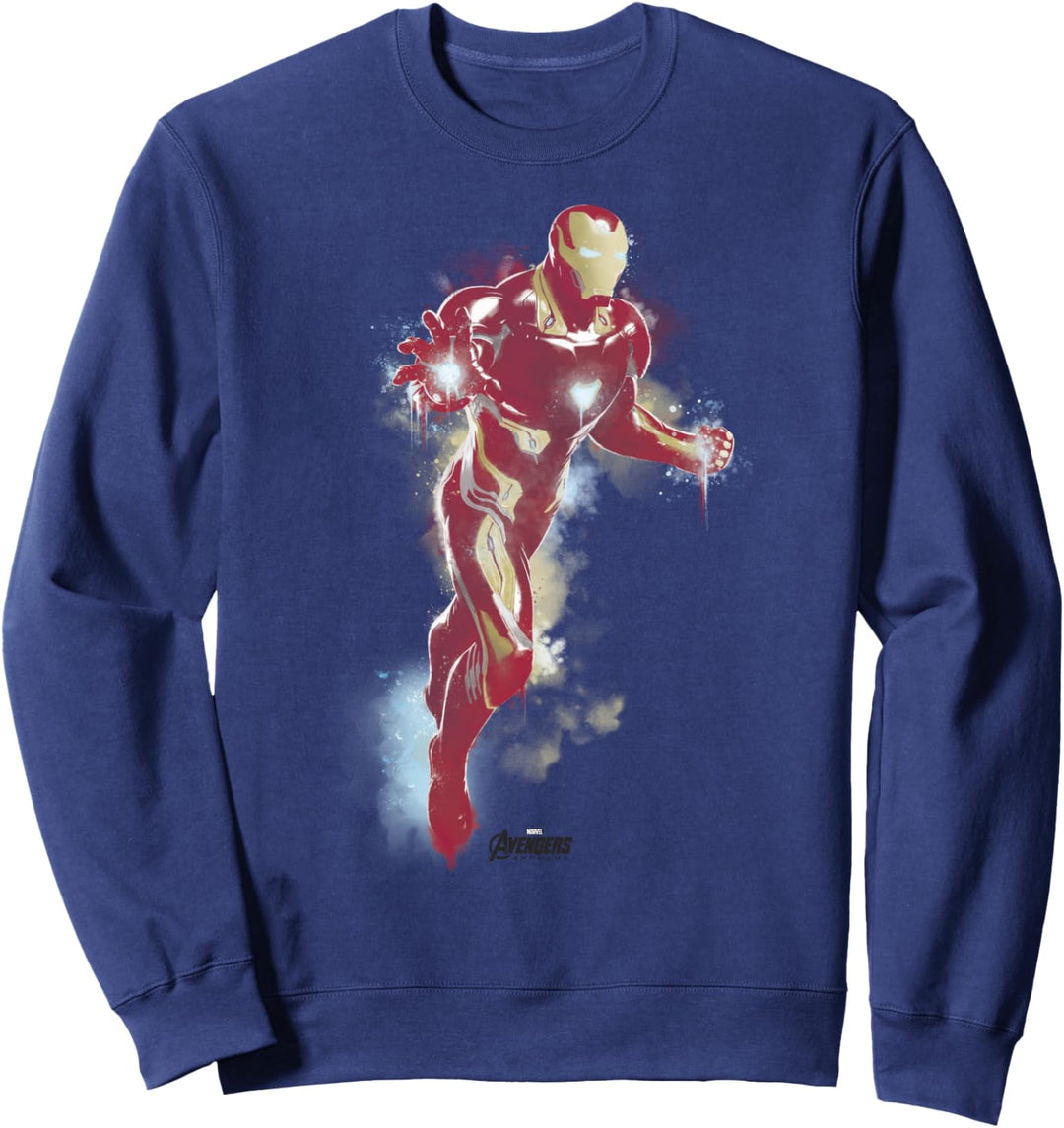 Marvel Avengers Endgame Iron Man Spray Paint Sweatshirt