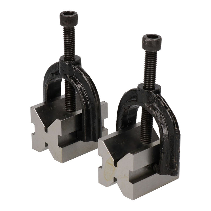 Präzision V-Block & Schelle 41mm Haltegriff Parallel Drehmaschinen Fräsen