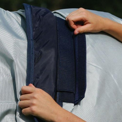 Bucas Power Turnout Combi Neck, Halsteil, Silber, Grösse XS (Rückenlänge 115 cm), XS