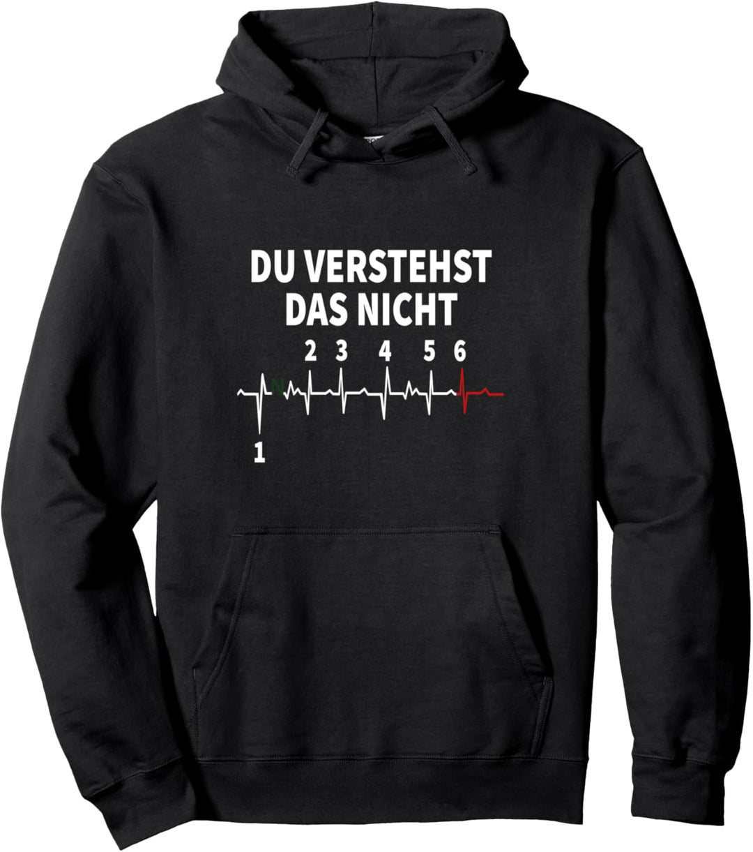 Moped Supermoto Enduro Lustig Bikerstyle Chopper Motocross Pullover Hoodie