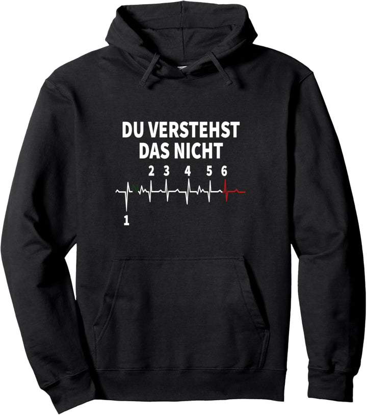 Moped Supermoto Enduro Lustig Bikerstyle Chopper Motocross Pullover Hoodie