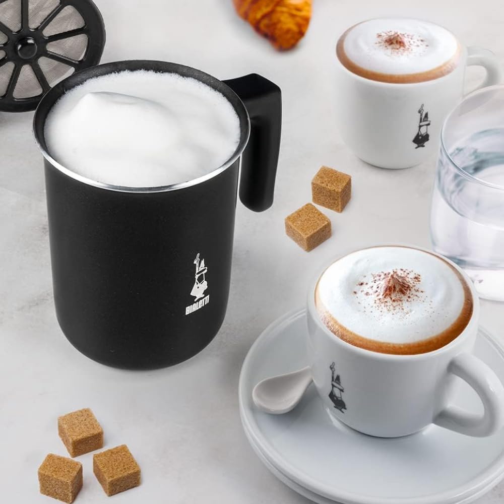 Bialetti Tutto Crema, Perfect Cream, Nicht für Induktionsherde geeignet, Spülmaschinenfest, 160 ml,