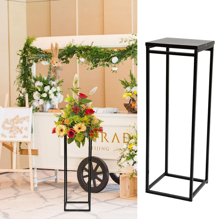 SABUIDDS Metall Blumenständer, Schwarz Pflanzenständer, Moderne Blumentopfständer, Pflanzenregal für