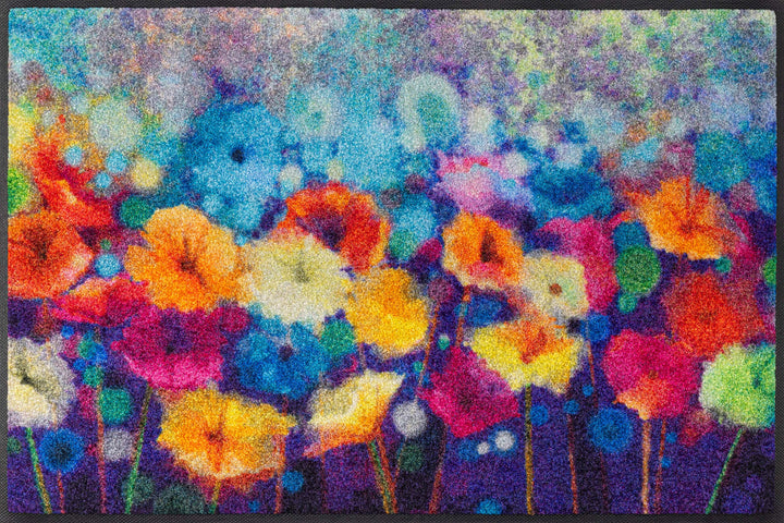 wash+dry Fussmatte, Flowerlover 50x75 cm, innen und aussen, waschbar