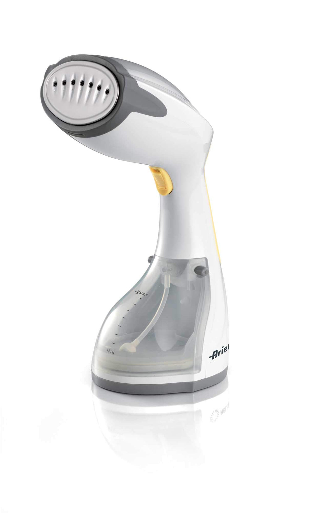 Ariete 4167 Vertikalmangel, 1200 W, Edelstahlplatte, Dampf 20 g/min, Fassungsvermögen 260 ml, Weiss,
