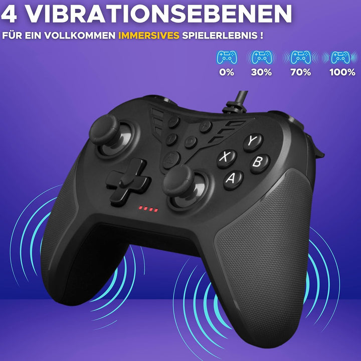 THE G-LAB - K-Pad Helium - PC Controller & PS3 mit USB - Gamepad PS3 für Gaming mit integrierter Vib