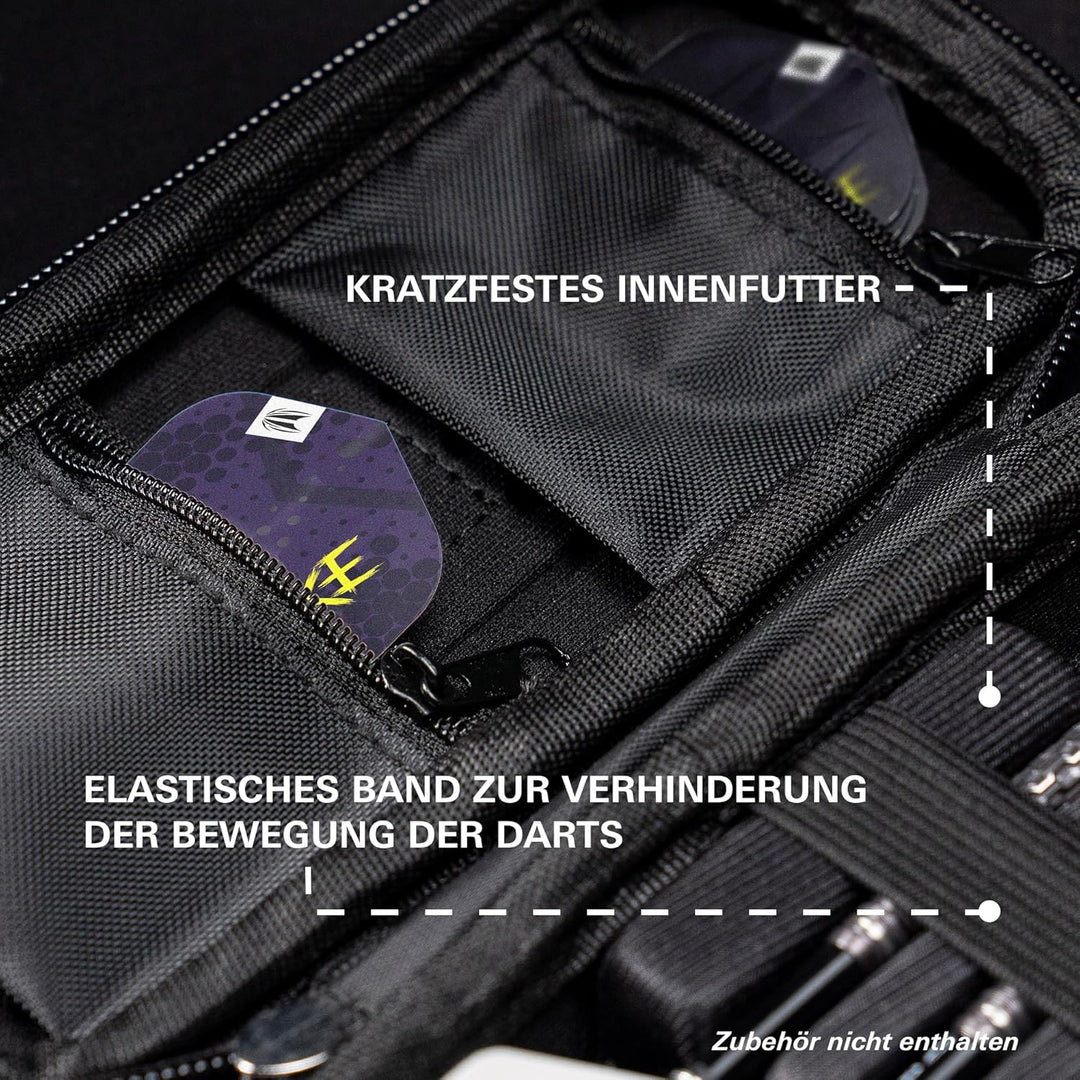 Target Darts Luke Littler Ghost Series Takoma Wallet Regular – Dart-Etui schwarz/weiss | „The Nuke“