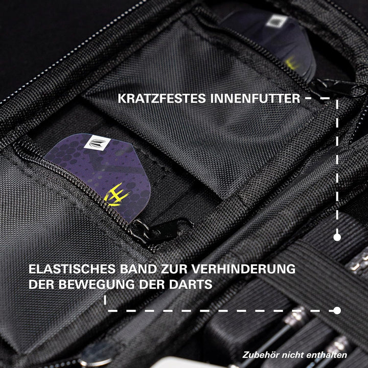 Target Darts Luke Littler Ghost Series Takoma Wallet Regular – Dart-Etui schwarz/weiss | „The Nuke“