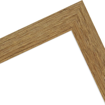 WANDStyle Bilderrahmen Strandhaus Stil 30x42cm DIN A3 I Farbe: Eiche-Optik I Fotorahmen I rustikaler