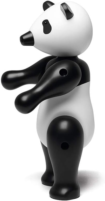 Kay Bojesen Panda klein Figuren 15 cm Holzfiguren Weihnachtsdekoration, schwarz 15cm, 15cm
