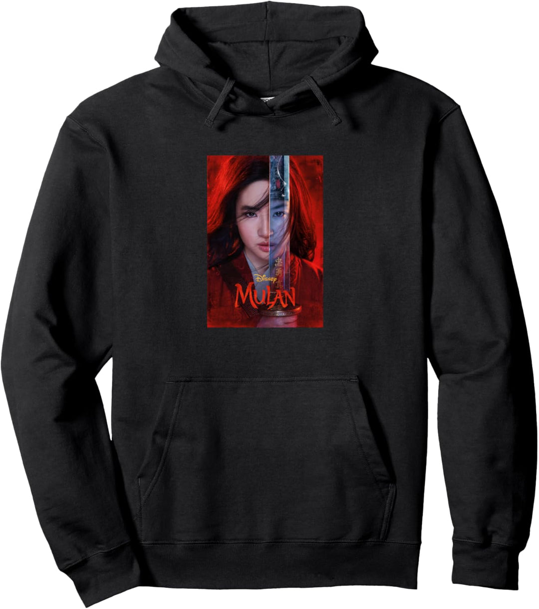 Disney Mulan Live Action Mulan Split Poster Pullover Hoodie