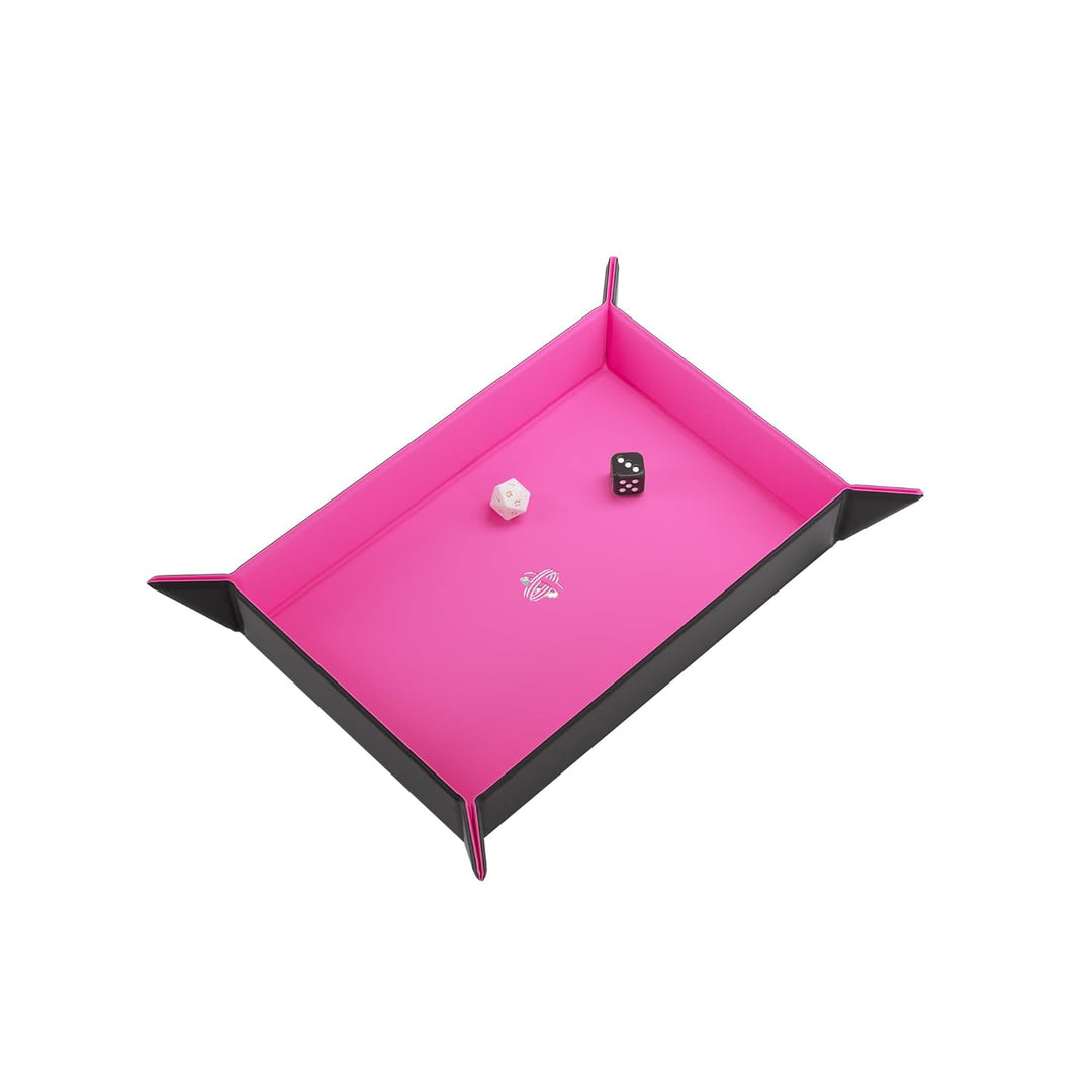 Gamegenic, Magnetic Dice Tray Rectangular Black/Pink