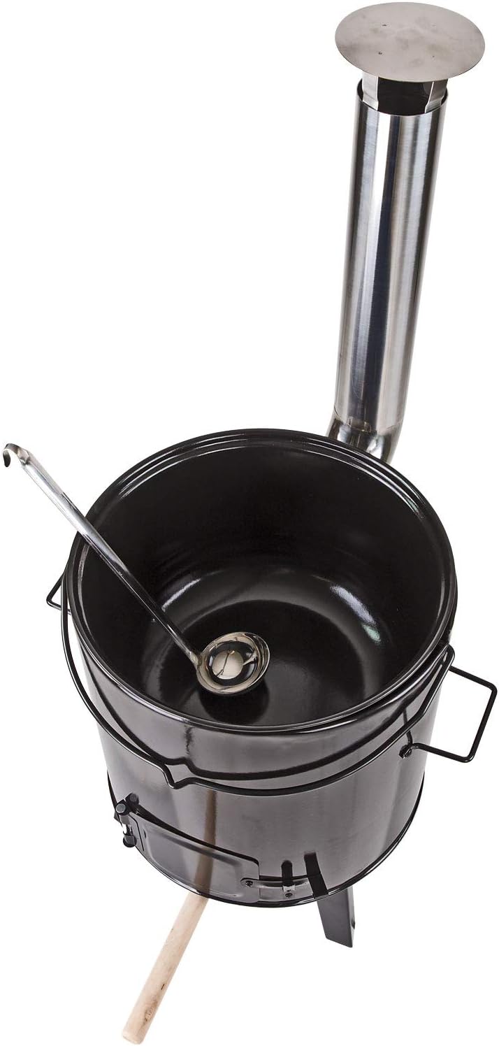 DEMA Eintopfofen Gulaschkanone Gulaschkessel Suppenkessel Kessel Ofen Grill 14 Liter