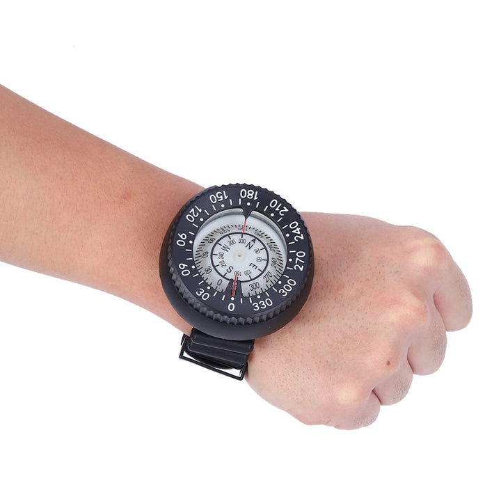 TOPINCN Outdoor Mini Lightweight Kunststoff wasserdichter Kompass Werkzeug Zubehör Tauchen Wandern A