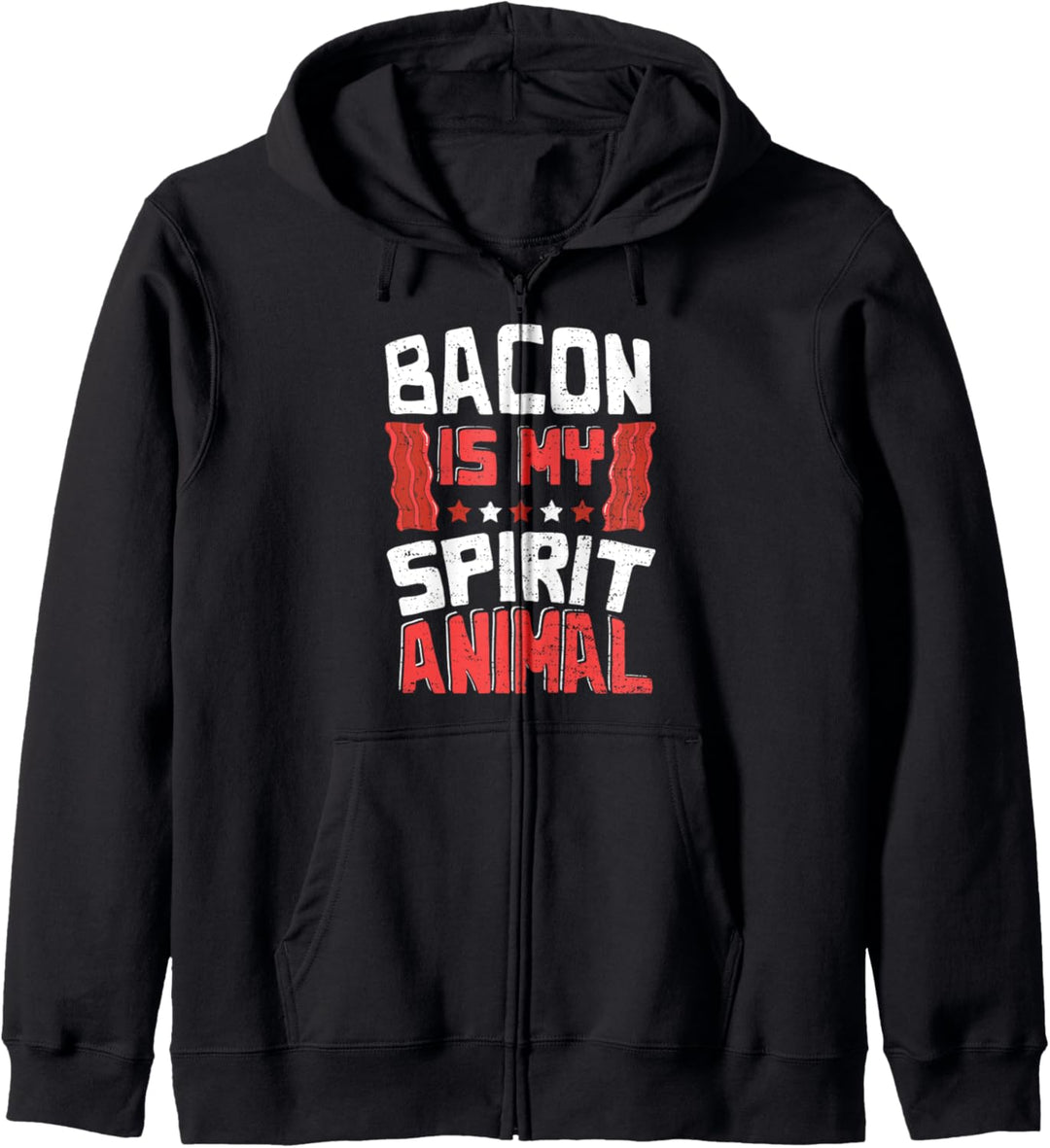 Funny Speck: Bacon Is My Spirit Animal - Grillen Kapuzenjacke