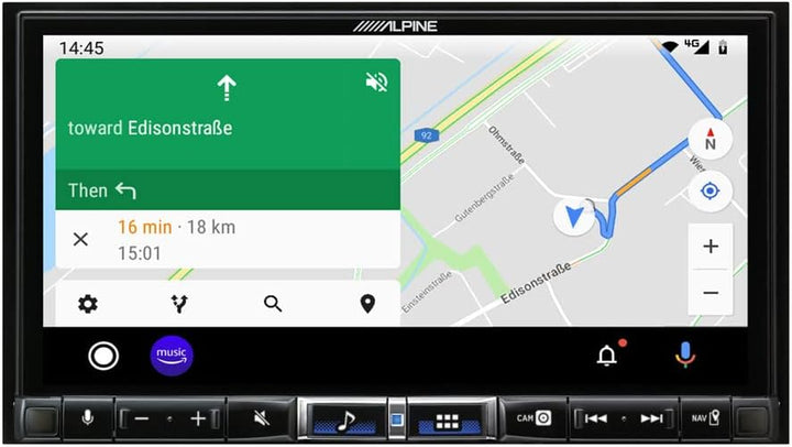 Alpine iLX-705D | Wireless Apple CarPlay und Android Auto Autoradio mit 7 Zoll Display