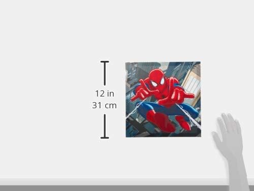 Idea Nuova Marvel Spider-Man Kunstdruck auf Leinwand, 4 Stück