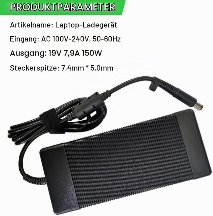 XITAIAN 19V 7.9A 150W Adapter Netzteil Ladegerät Ersatz für HP HSTNN-HA09 (7.4x5.0mm)