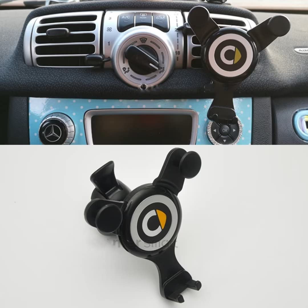 SHIFENG Für MB Smart 451 Fortwo Forfour 2009-2014 Auto-Luftauslass-Handyhalterung Zubehör 451 Lüftun