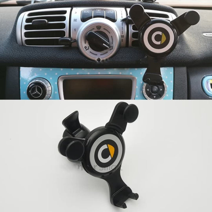 SHIFENG Für MB Smart 451 Fortwo Forfour 2009-2014 Auto-Luftauslass-Handyhalterung Zubehör 451 Lüftun
