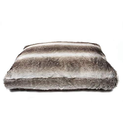 Lex & Max Bezug für Boxbett, Kunstfell, 90 x 65 cm, Silberfuchs Silberfuchs 90 x 65 cm, Silberfuchs