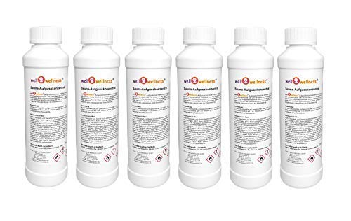 well2wellness® Saunaaufguss Set 'Klassik' mit hochwertigen 6 x 250 ml Flaschen