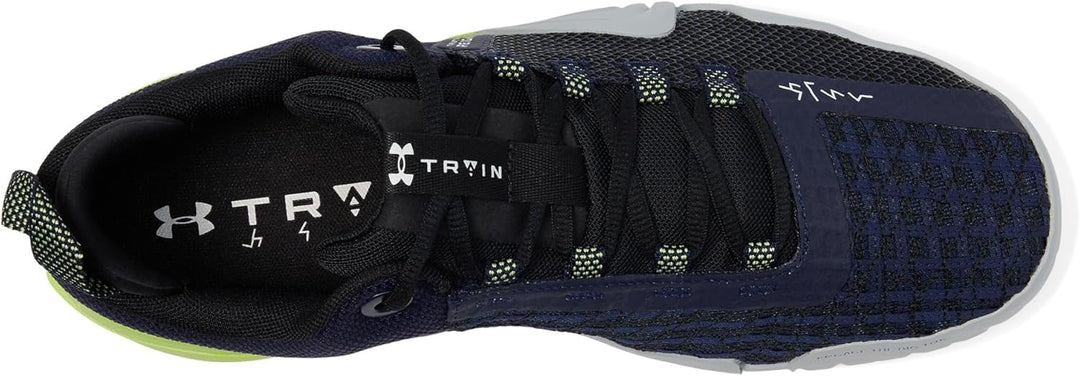Under Armour Herren Reign 6Sneaker 45 EU Midnight Navy Morph Green White, 45 EU Midnight Navy Morph