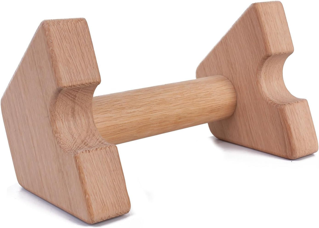 HELLUX Liegestützgriffe Holz | Parallettes Calisthenics Equipment | Handstand Griffe | Turn Zubehör