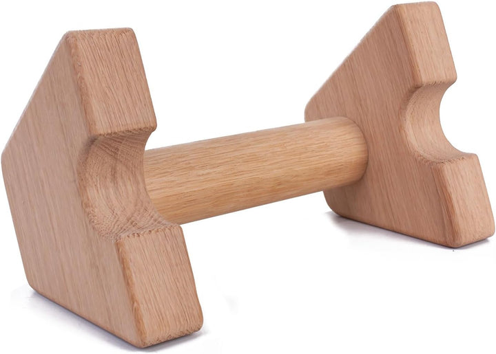 HELLUX Liegestützgriffe Holz | Parallettes Calisthenics Equipment | Handstand Griffe | Turn Zubehör